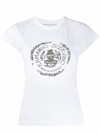 Ermanno Scervino Printed Short Sleeve T-shirt In White