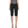 SAINT LAURENT SAINT LAURENT BLACK TUXEDO BERMUDA SHORTS