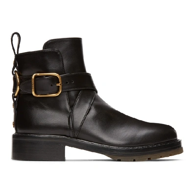 Chloé Chloe Black Diane Boots