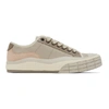 CHLOÉ CHLOE PINK AND GREY CLINT SNEAKERS