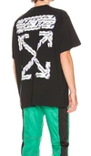 OFF-WHITE AIRPORT TAPE SHORT SLEEVE TEE,OFFF-MS168