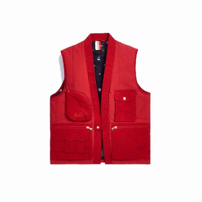 Pre-owned Kith  Nylon Quilted Tactical Vest Red
