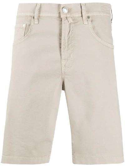 Jacob Cohen Pocket Square Bermuda Shorts In Neutrals