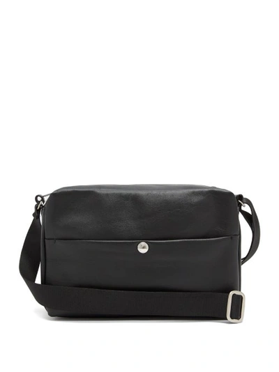 Our Legacy Wah Leather Cross-body Bag In Black