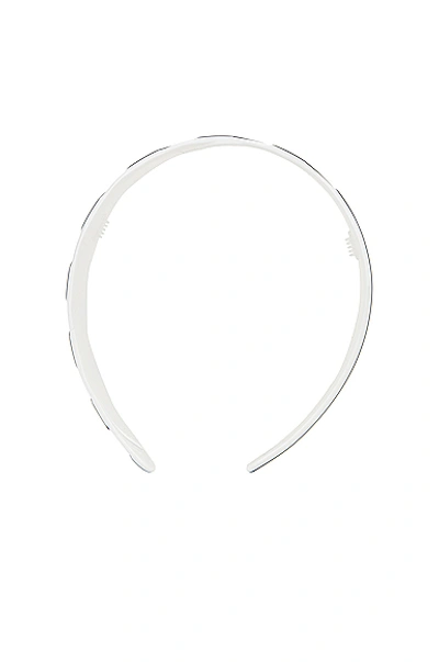 Off-white Diag Headband In White & Black