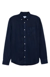 Nn07 Levon Slim Fit Button-down Shirt In Blue