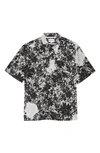 NORSE PROJECTS CARSTEN FLORAL SHORT SLEEVE BUTTON-UP SHIRT,N40-0517