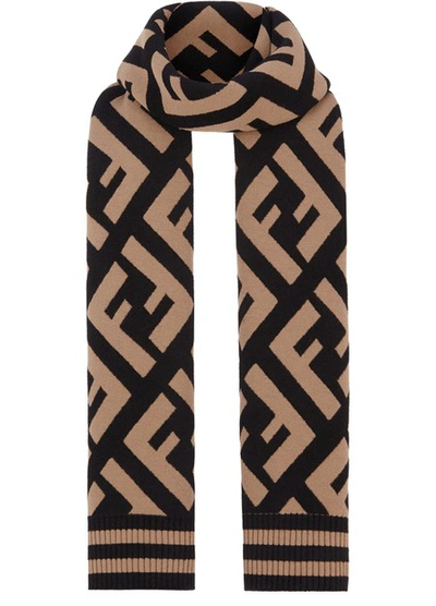 Fendi Ff Scarf In Multicolore