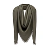 Fendi Signature Shawl In Vert