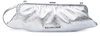 BALENCIAGA CLOUD METALLIC CLUTCH XL WITH STAP,BALCX88ZSIL