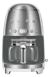 SMEG '50S RETRO STYLE 10-CUP DRIP COFFEEMAKER,DCF02PGUS