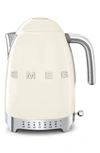 SMEG '50S RETRO STYLE VARIABLE TEMPERATURE ELECTRIC KETTLE,KLF04PGUS