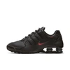 Nike Shox Nz Men's Shoe (black) In Black,white,varsity Red