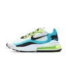 Nike Men's Air Max 270 React Low-top Sneakers In Oracle Aqua,ghost Green,washed Coral,black