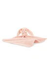 JELLYCAT BLUSH BUNNY SOOTHER BLANKET,SO4BBLU