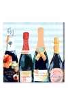 OLIVER GAL CHAMPAGNE FLOWER CANVAS WALL ART,16749 16X16 CANV XHD