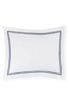 Sferra Grande Hotel Standard Sham In White/ Navy