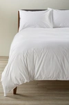 Pom Pom At Home Parker Cotton Duvet Cover & Sham Set In White