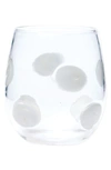 VIETRI DROP STEMLESS WINE GLASS,DRP-5421