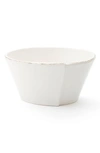 Vietri Lastra Stacking Cereal Bowl In White