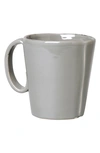 Vietri Lastra Collection Mug In Grey