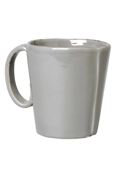 Vietri Lastra Collection Mug In Grey