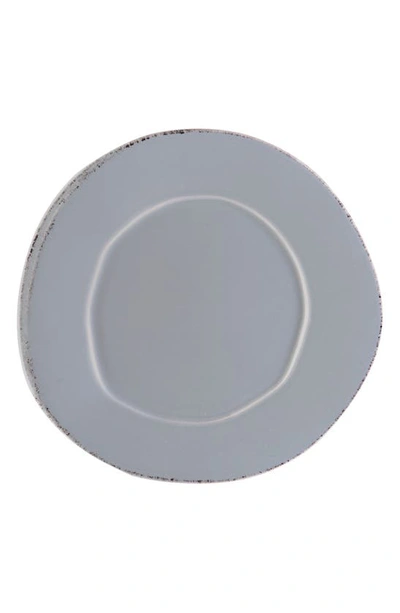 Vietri Lastra Collection Salad Plate In Grey