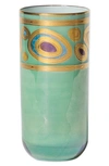 Vietri Regalia Aqua High Ball Glass In Aqua