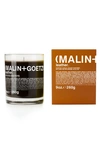 Malin + Goetz Malin+goetz Leather Scented Candle In Brown