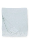 Sferra Terzo Diamond Weave Throw In Poolside
