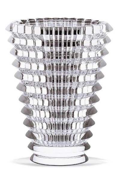 Baccarat Small Round Eye Lead Crystal Vase In Clear