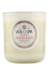 VOLUSPA MAISON BLANC SAIJO PERSIMMON CLASSIC MAISON CANDLE, 12 OZ,2605