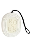 DIPTYQUE ROSES SCENTED WAX OVAL,PRO