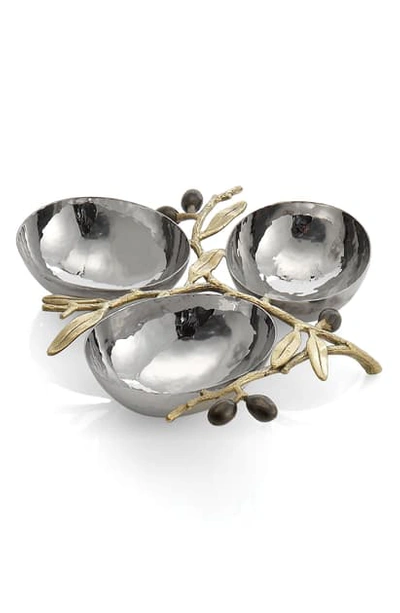 Michael Aram 'olive Branch Gold' Triple Dish