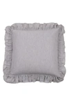 Pom Pom At Home 'charlie' Euro Sham In Silver