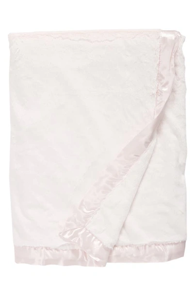 Giraffe At Home Little Giraffe  Luxe™ Faux Fur Solid Throw In Pink