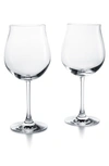 BACCARAT GRAND BOURGOGNE SET OF 2 LEAD CRYSTAL WINE GLASSES,2610925