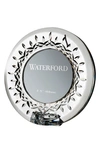 Waterford Giftology Lismore Lead Crystal Mini Round Picture Frame In Crystal