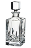 Waterford Lismore Clear Square Lead Crystal Decanter In Crystal