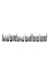 Waterford Lismore Connoisseur Heritage Set Of 6 Straight Sided Lead Crystal Tumblers In Clear