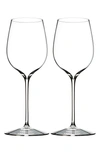 Waterford Elegance Set Of 2 Fine Crystal Pinot Noir Glasses In Clear