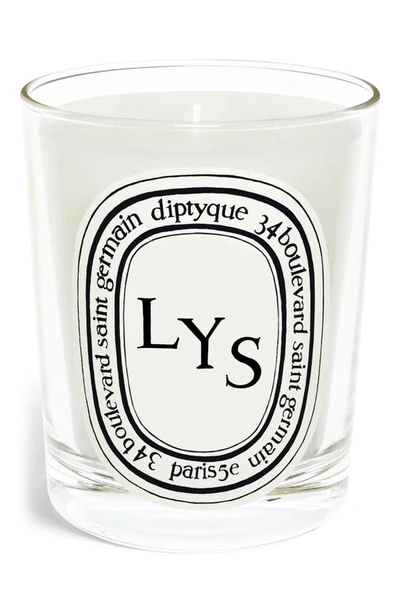 Diptyque 6.7 Oz. Lys Scented Candle In White