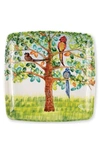 VIETRI BIRDS WALL PLATE,WAL-7819