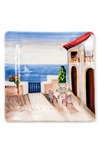 VIETRI SEASIDE VILLA WALL PLATE,WAL-7820