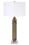 Renwil Gabriel Table Lamp In Antique Brass Clear