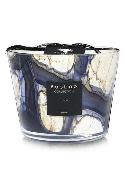 Baobab Collection Stones Lazuli Scented Candle In Blue