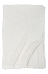 POM POM AT HOME HERMOSA OVERSIZED COTTON & LINEN THROW BLANKET,JC-1000-CC