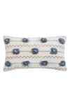 Pom Pom At Home Izzy Accent Pillow In Ivory/ Denim