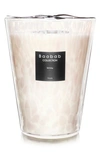 BAOBAB COLLECTION WHITE PEARLS CANDLE,MAX24PW