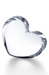 Baccarat Zinzin Clear Heart Sculpture